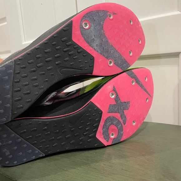 New Nike ZoomX Dragonfly \'Volt Hyper Pink\' Running Spikes Size 8 DX7992-700